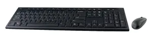 Wireless Keyboard and Mouse Combo Deltaco TB-114-US Full-size 105 Keys QWERTY US English RF Wireless Black