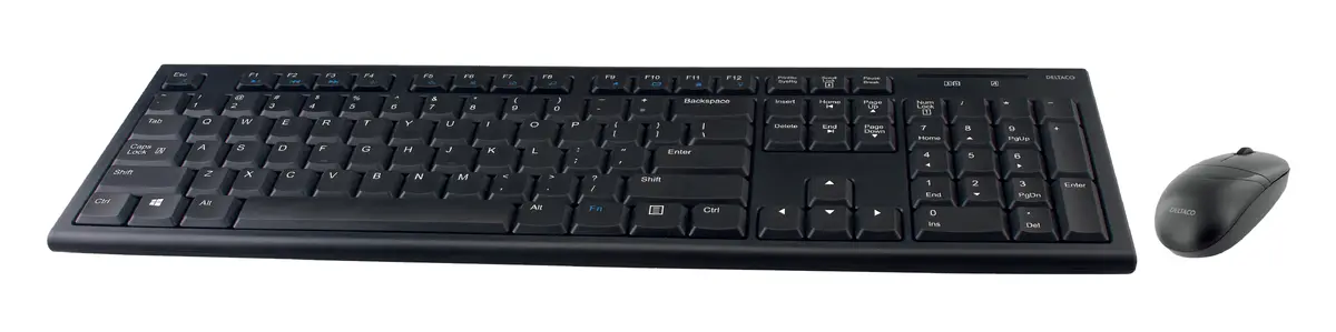 DELTACO TB-114-US Bezvadu tastatūra un pele