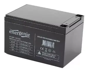 UPS battery Gembird BAT-12V12AH — 12 V 12 Ah Sealed Lead Acid (VRLA), 6 cells, black