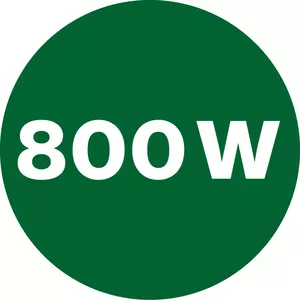 Мощный мотор 800 Вт для твердых продуктов