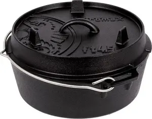 Holandiešu katls Petromax ft4.5-t 3.5 L Melns Čuguns