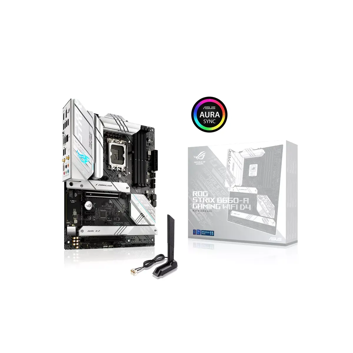 Pamatplate ASUS ROG STRIX B660-A GAMING WIFI D4, STRIXB660-AGAMWIFID4 Photo 2