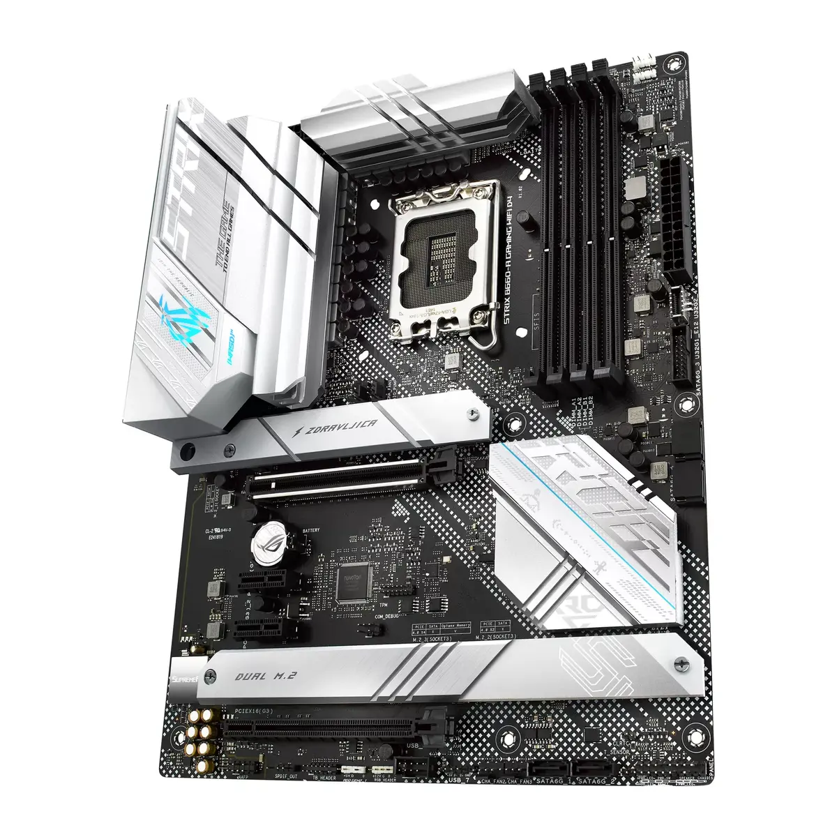 Pamatplate ASUS ROG STRIX B660-A GAMING WIFI D4, STRIXB660-AGAMWIFID4 Photo 3