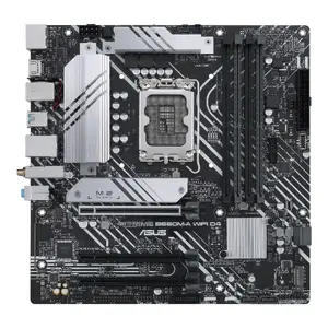 Материнская плата ASUS PRIME B660M-A WIFI D4 — Intel B660, LGA 1700, micro ATX, DDR4, 4 DIMM, Wi‑Fi 6, 2x M.2