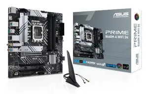 Asus PRIME B660M-A WIFI D4 Micro ATX Motherboard Intel LGA 1700 B660 Chipset DDR4-SDRAM Wi-Fi 6