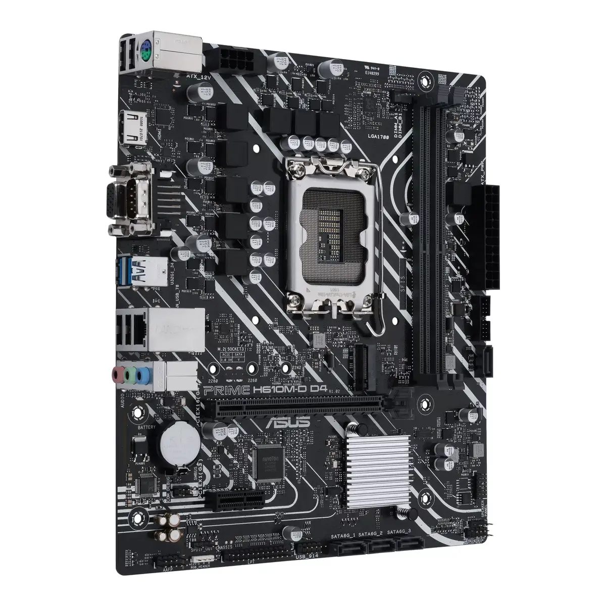 Pamatplate ASUS PRIME H610M-D D4, PRIMEH610M-DD4 Photo 2