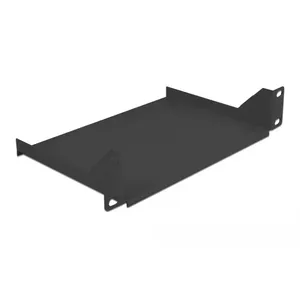 Rack shelf DeLOCK 10" 1U black steel 25.4 cm