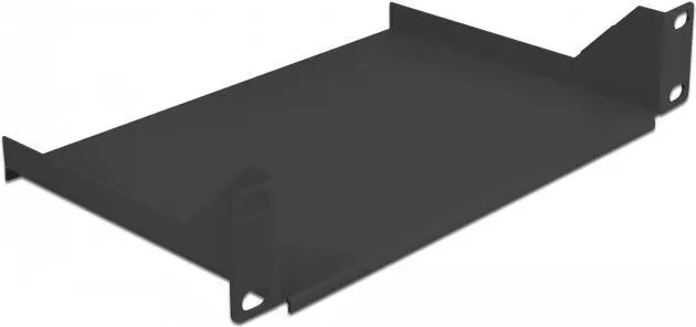 Plaukts DeLOCK 10" 1U melns tērauds