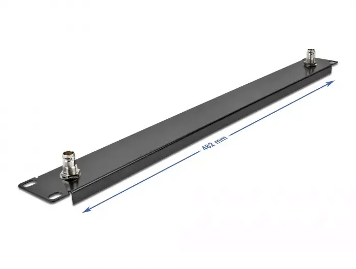 DeLOCK 19" Panel with 2 x BNC jack Photo 2
