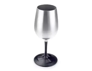 Stainless steel wine glass GSI Outdoors 63305, 320 ml, matte finish