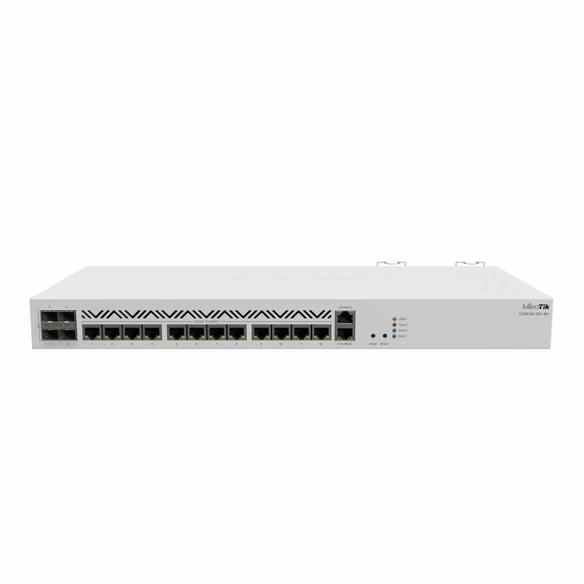 Maršrutētājs MikroTik CCR2116-12G-4S+ — CCR2116 ar
