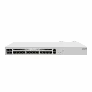 Router MikroTik CCR2116-12G-4S+ — CCR2116 model with 16-core CPU, 12 Gigabit Ethernet ports, 4 SFP+ slots
