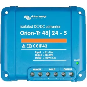DC-DC преобразователь Victron Energy Orion-Tr 48/24-5A 120W — вход 48В, выход 24.2В, 5A