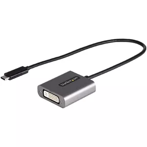 USB C uz DVI adapteris StarTech CDP2DVI 1920x1200p Thunderbolt 3 saderīgs