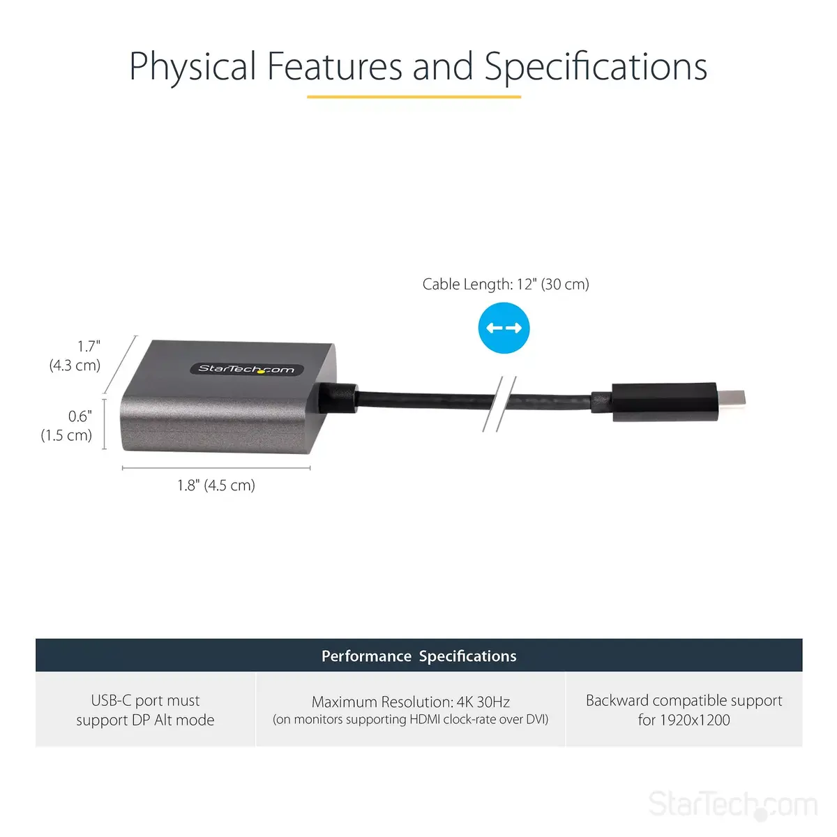 USB C uz DVI adapteris StarTech CDP2DVI Photo 4