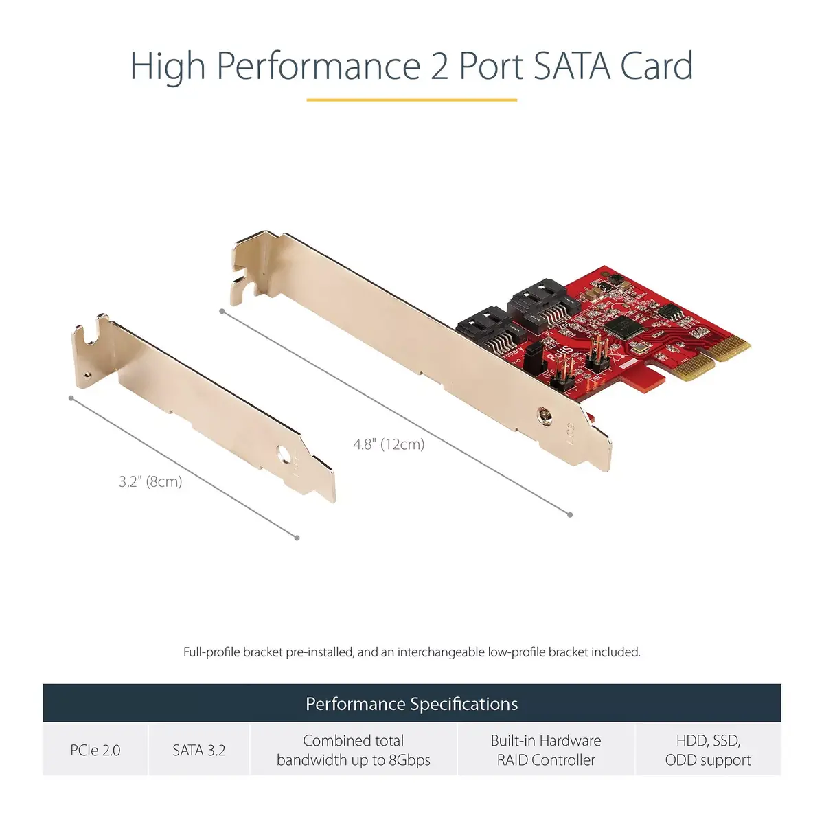 SATA PCIe Карта StarTech.com 2 Порта Photo 10