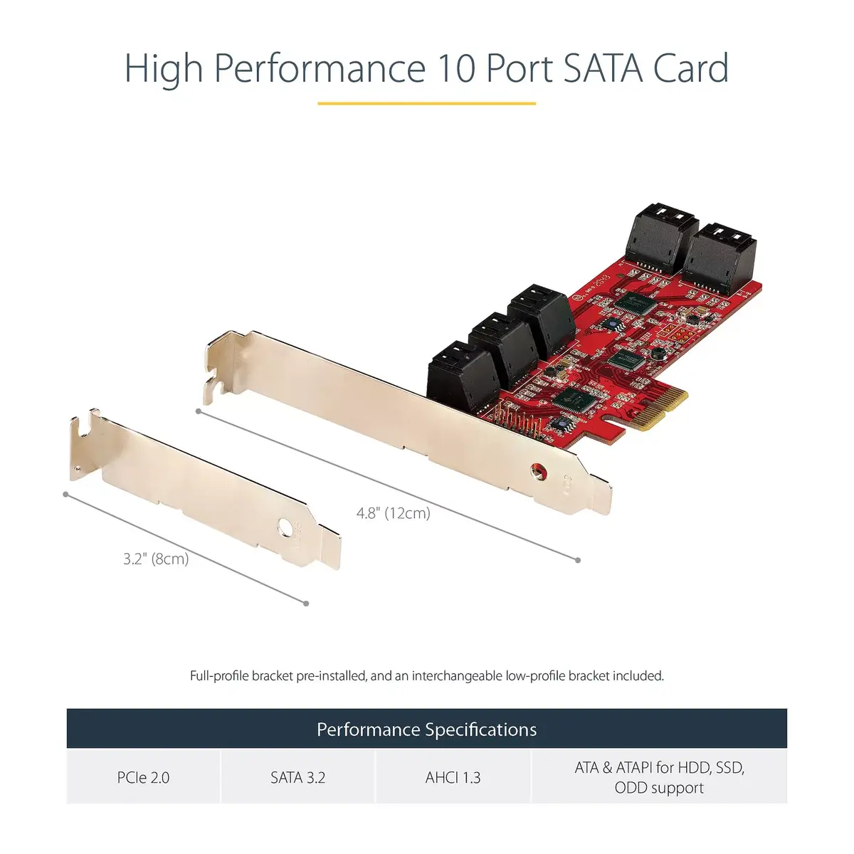 SATA PCIe Card StarTech.com 10 Port PCIe SATA Expansion Photo 11