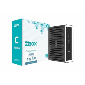 Zotac ZBOX CI625 Nano 1,8L izmēra personāldators Melns, Balts i3-1115G4 3 GHz