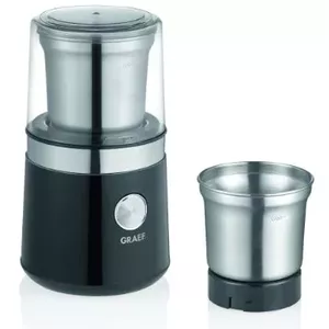 Graef CM 102 coffee grinder 200 W Black, Silver