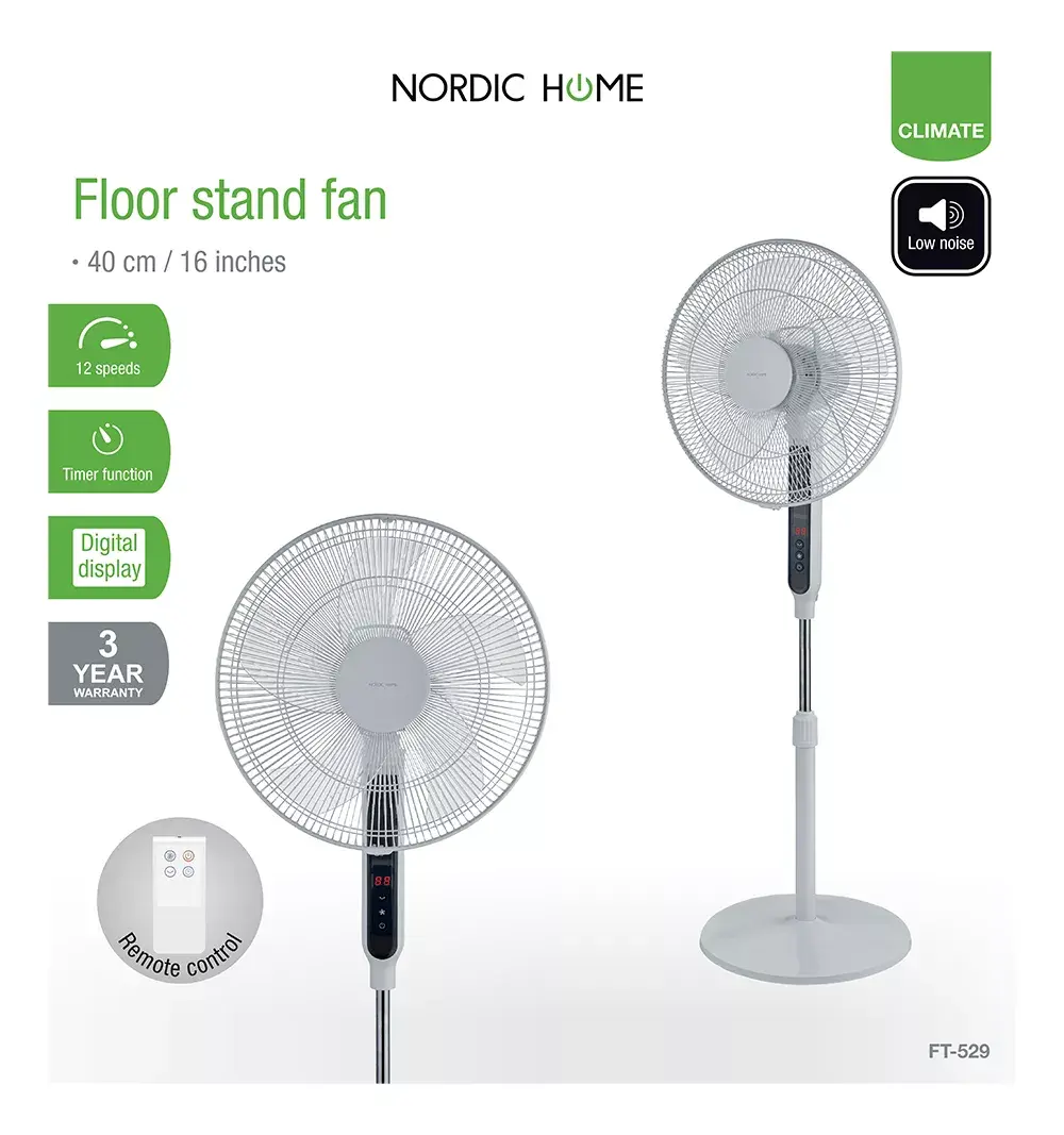 Настольный вентилятор Nordic Home FT-529 Photo 5