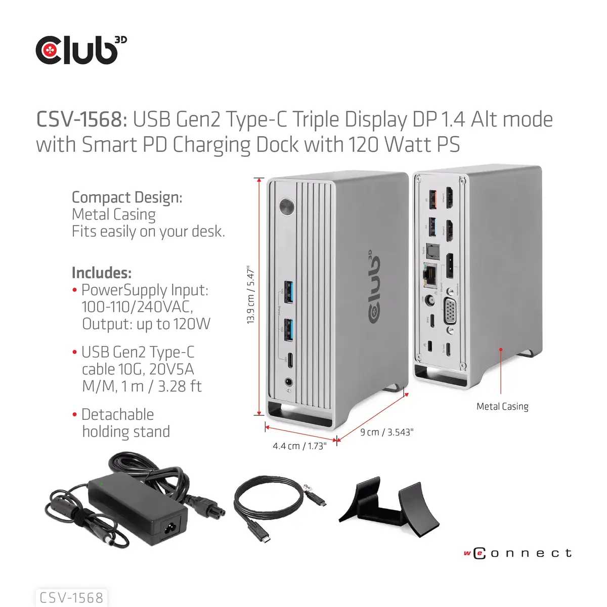 Док-станция CLUB3D CSV-1568 Photo 7