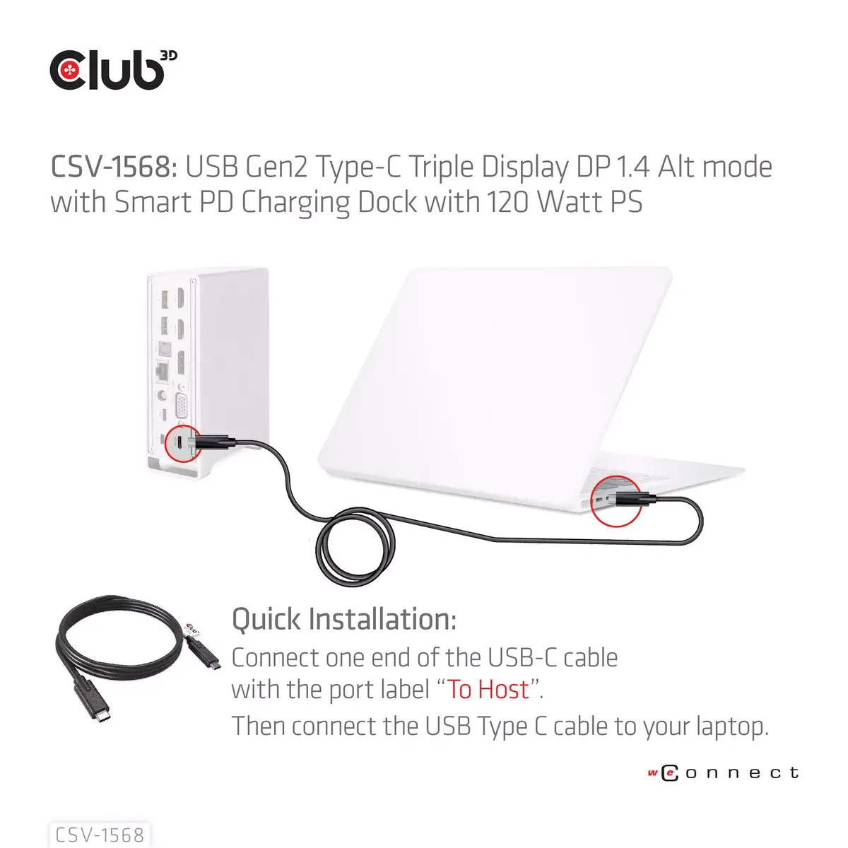 Док-станция CLUB3D CSV-1568 Photo 8