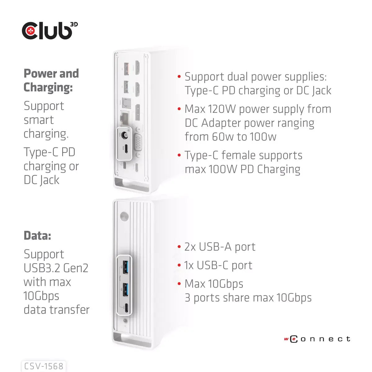 Док-станция CLUB3D CSV-1568 Photo 10