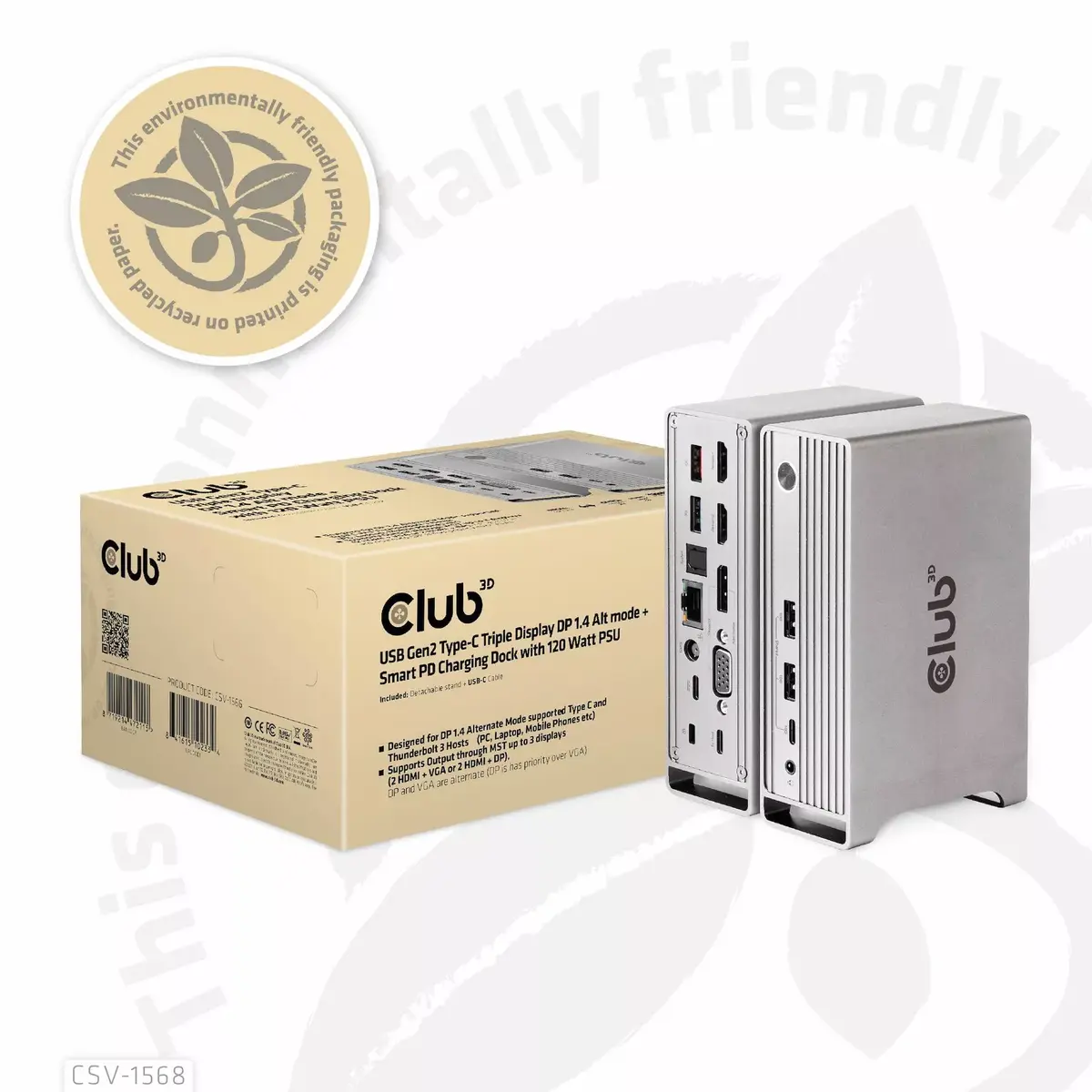 Док-станция CLUB3D CSV-1568 Photo 14