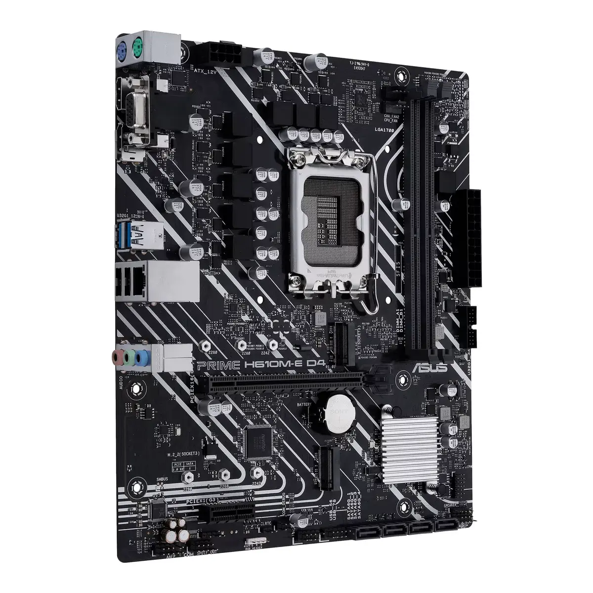 Motherboard ASUS PRIME H610M-E D4-CSM, 90MB19N0-M0EAYC Photo 2