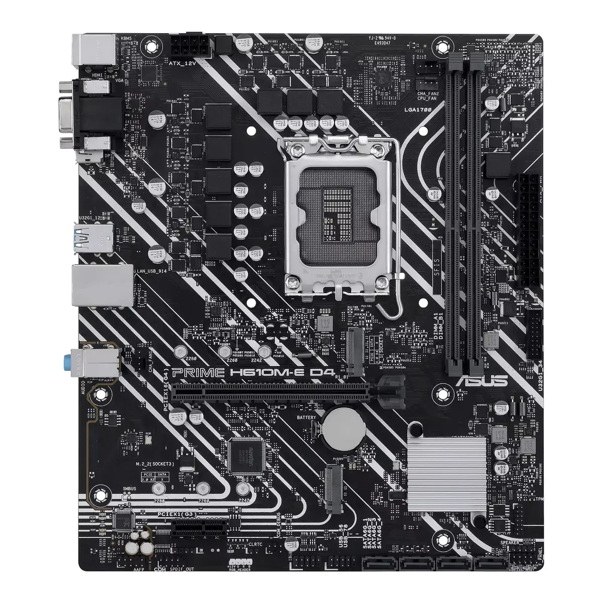 Motherboard ASUS PRIME H610M-E D4-CSM, 90MB19N0-M0EAYC Photo 4