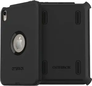 Protective tablet case OTTERBOX Defender Series for Apple iPad mini 6 — polycarbonate, black
