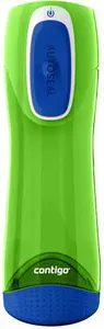 Спортивная бутылка Contigo Swish 500 мл — полипропилен, зелёная, для велосипеда и фитнеса