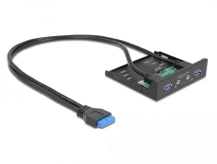 Priekšējā paneļa DeLOCK 3.5" USB 3.2 Gen 1 Photo 2