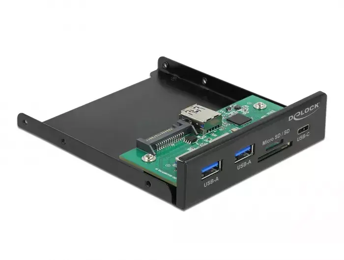 DeLOCK Priekšējā paneļa 3.5" USB 5 Gbps Photo 2