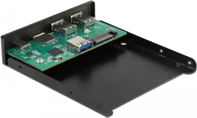 DeLOCK Priekšējā paneļa 3.5" USB