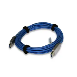 USB kabelis EXSYS EX-K1681 20m USB 3.2 Gen 1 Zils