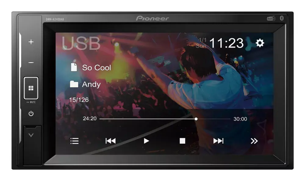 Мультимедийный ресивер Pioneer DMH-A240DAB Photo 2