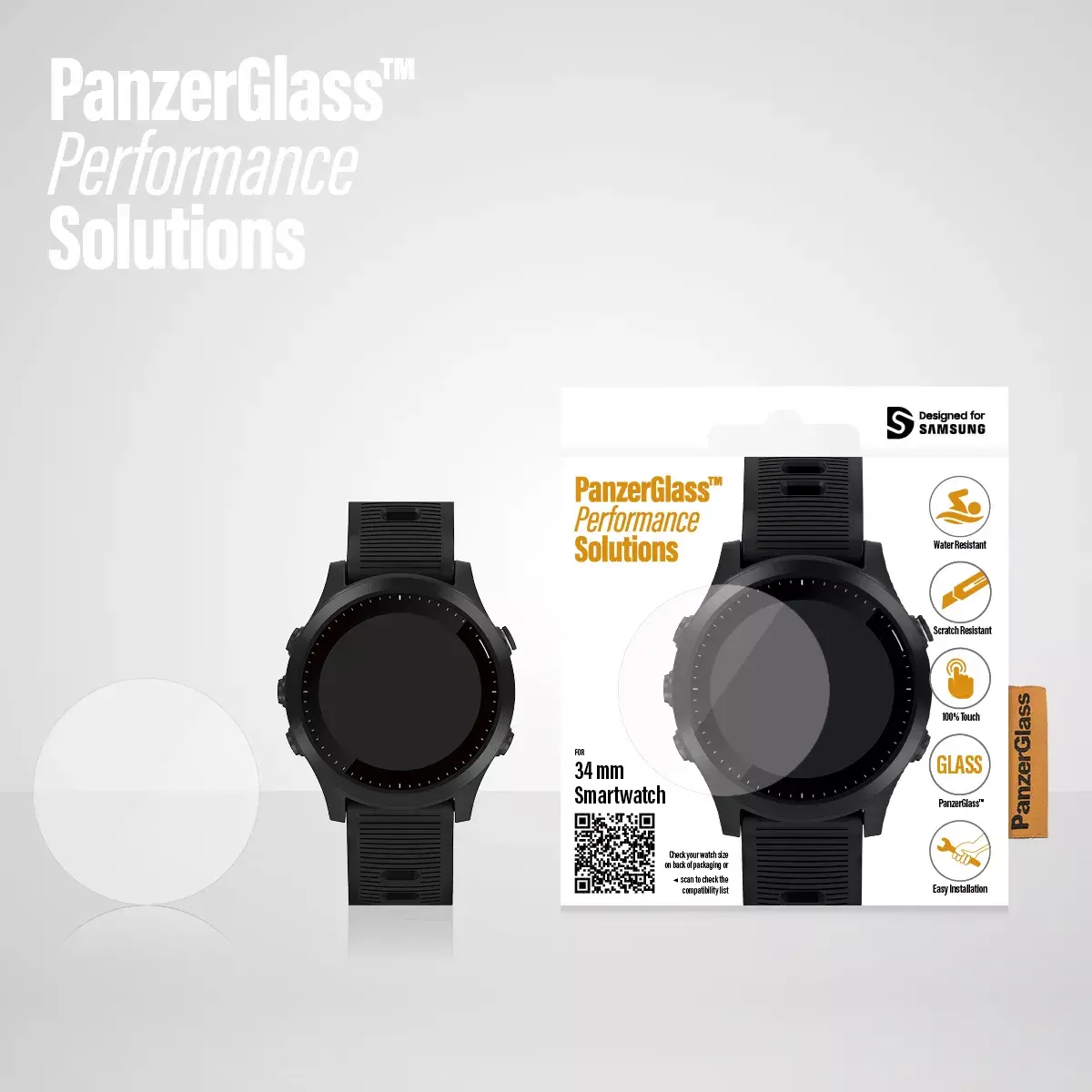 PanzerGlass SmartWatch 34 мм защитное стекло Photo 4