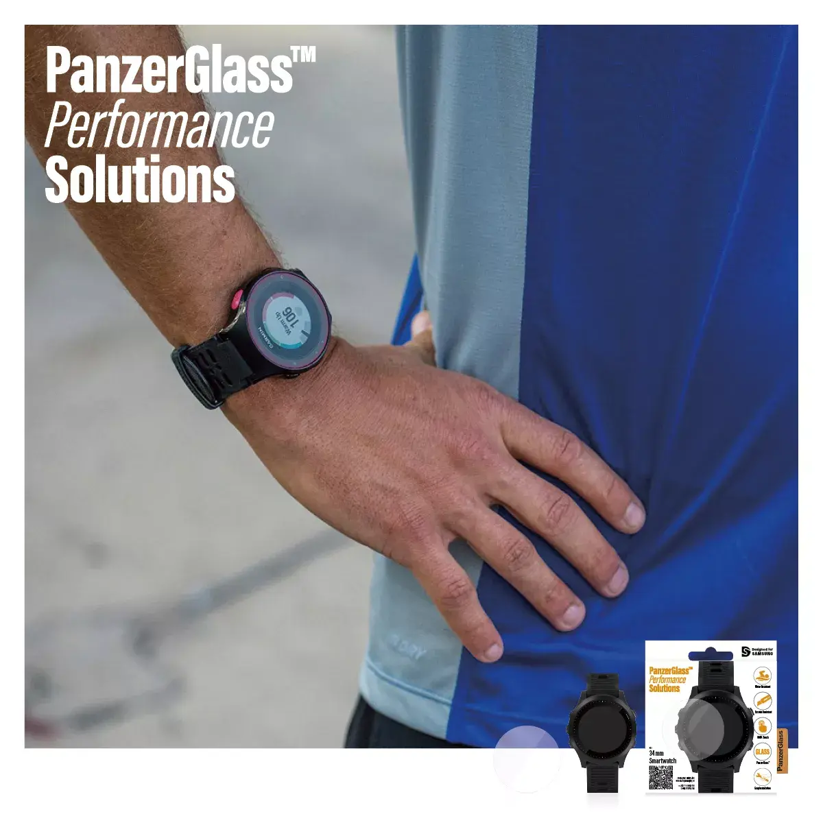 PanzerGlass SmartWatch 34 мм защитное стекло Photo 5