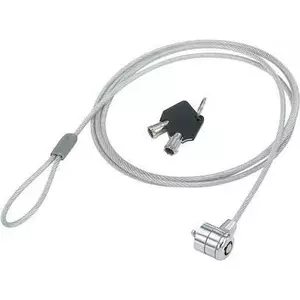 Portatīvā datora slēdzene Renkforce RF-4777544 ar atslēgu, kabelis 1500 mm, komplektā 2 atslēgas