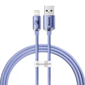 Baseus Crystal Shine Cable 1.2m Lightning to USB A Violet