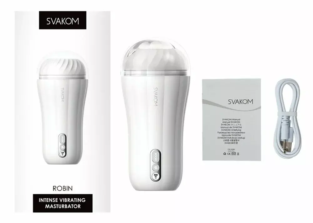 Svakom Robin masturbator — ABS, rechargeable Photo 11