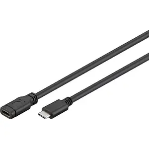 USB Cable Microconnect USB3.1CC2EX 2m USB C Black 5 Gbit/s