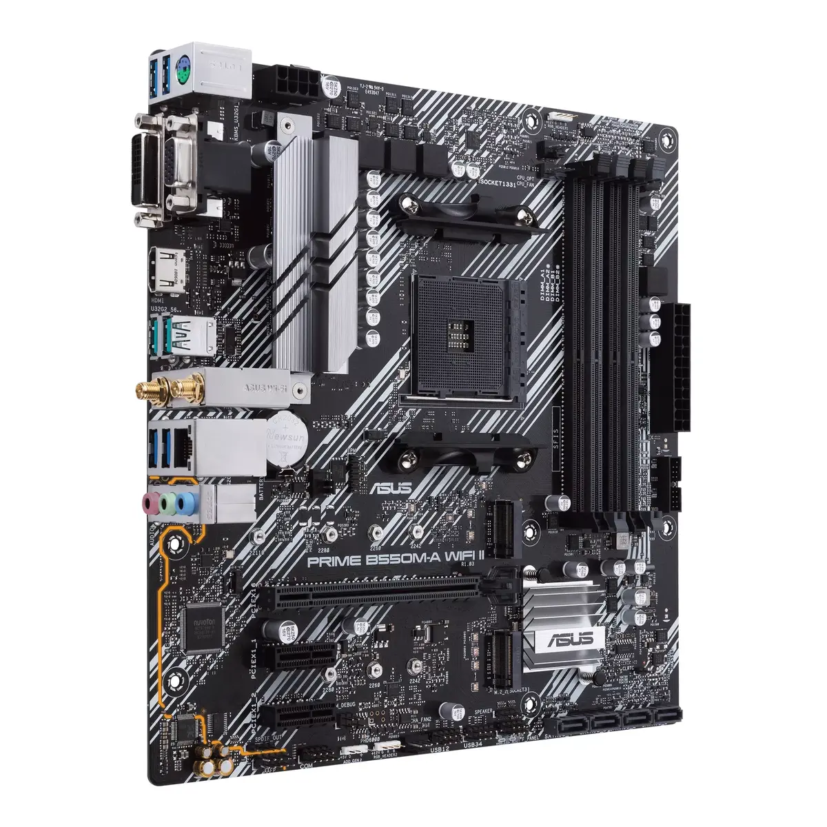 ASUS PRIME B550M-A WIFI II micro ATX mātesplate Photo 2