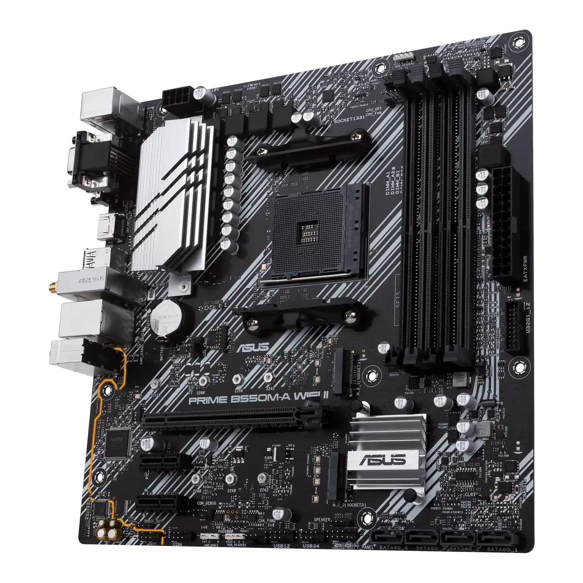 ASUS PRIME B550M-A WIFI II micro ATX mātesplate Photo 4
