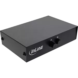 InLine Serial switch manual 2-port RS232 9-pin Sub-D Wired