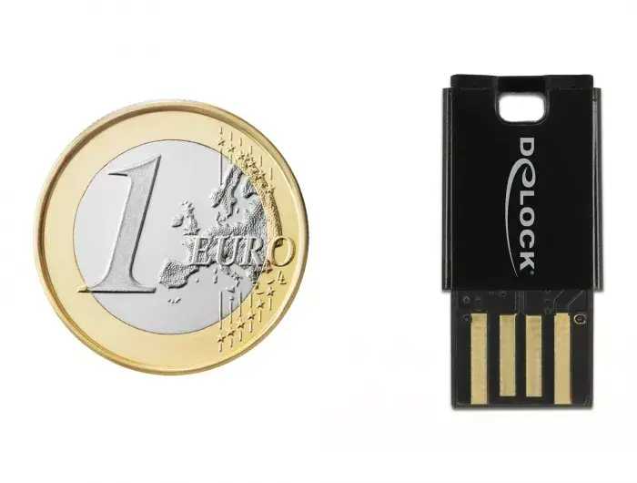 DeLOCK USB 2.0 kartes lasītājs melns Photo 2