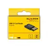DeLOCK USB 2.0 kartes lasītājs melns Photo 5