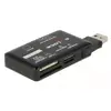 DeLOCK SuperSpeed USB kartes lasītājs CF SD Micro SD MS M2 xD Photo 2