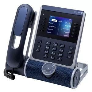 IP телефон Alcatel-Lucent ALE-300 синий LCD проводная трубка